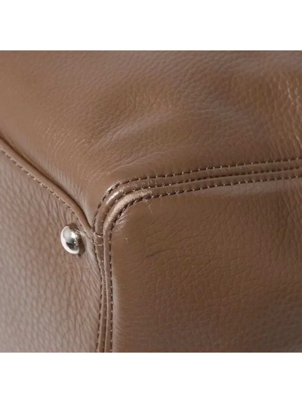 Chanel Executive Tote Bag Medium CC Logo Caviar Leather Brown